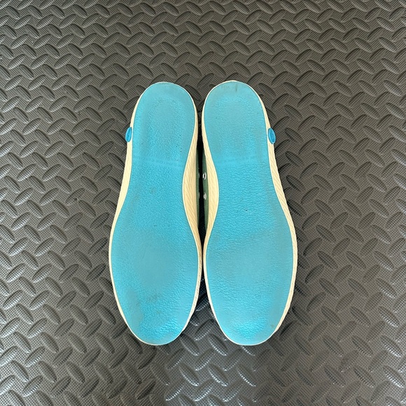 Shoes Like Pottery Low GREEN Cotton canvas sz US 8 Unisex Made n Japan Excellent - Picture 5 of 6